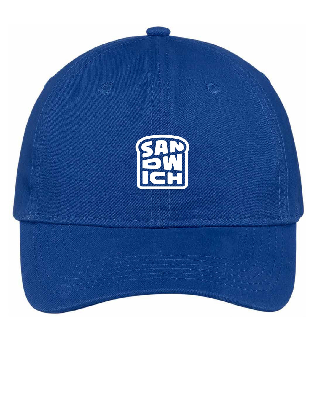Royal Blue Hat with White Logo